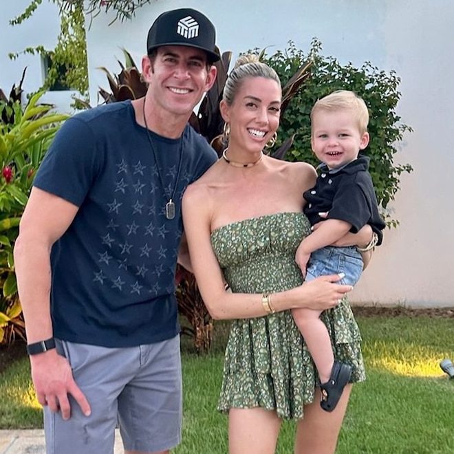 Tarek El Moussa and Heather Rae El Moussa and Tristan
